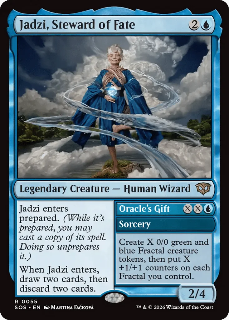 Jadzi, Steward of Fate // Oracle's Gift · Secrets of Strixhaven