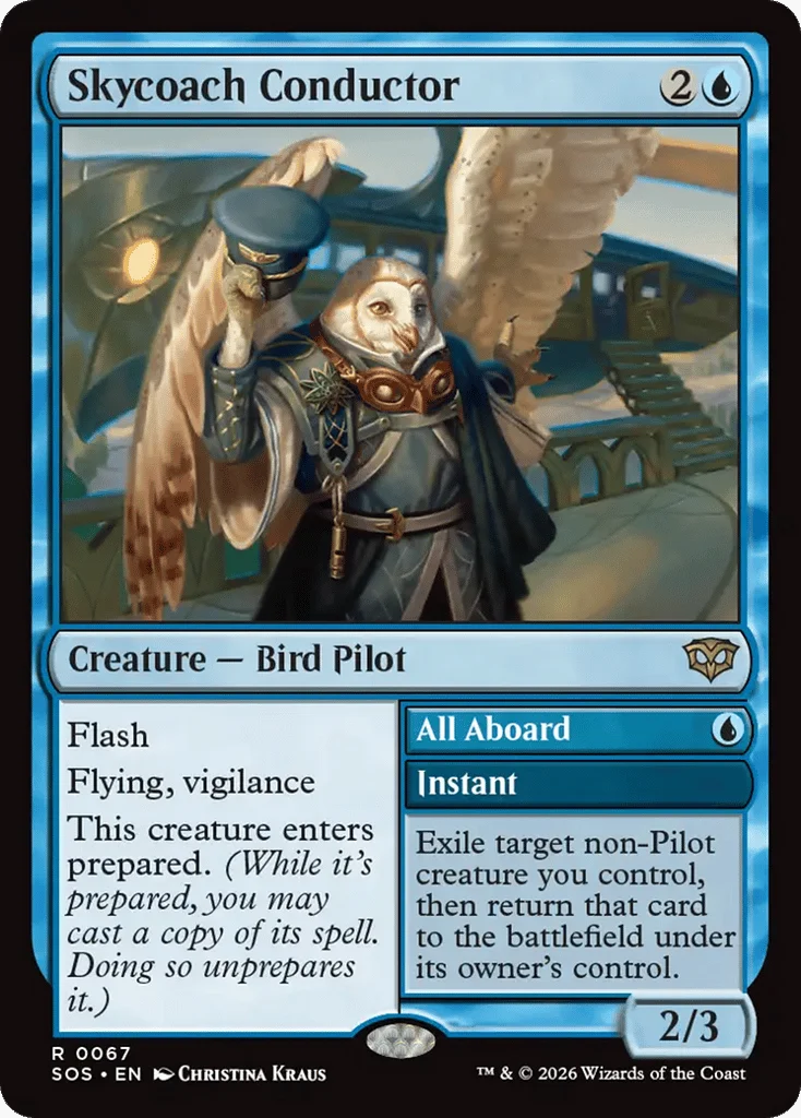 Skycoach Conductor // All Aboard · Secrets of Strixhaven