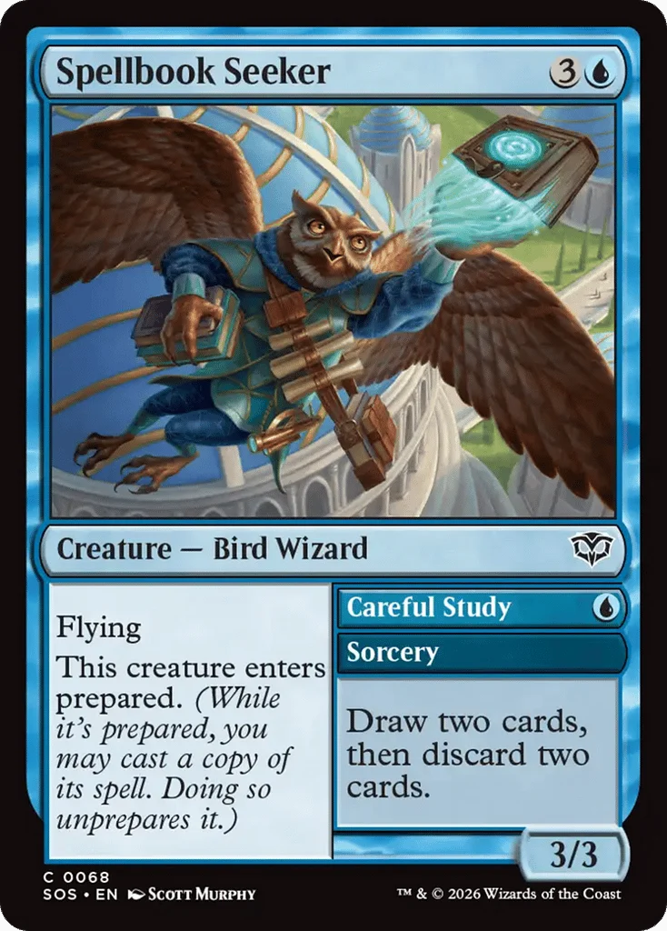 Spellbook Seeker // Careful Study · Secrets of Strixhaven