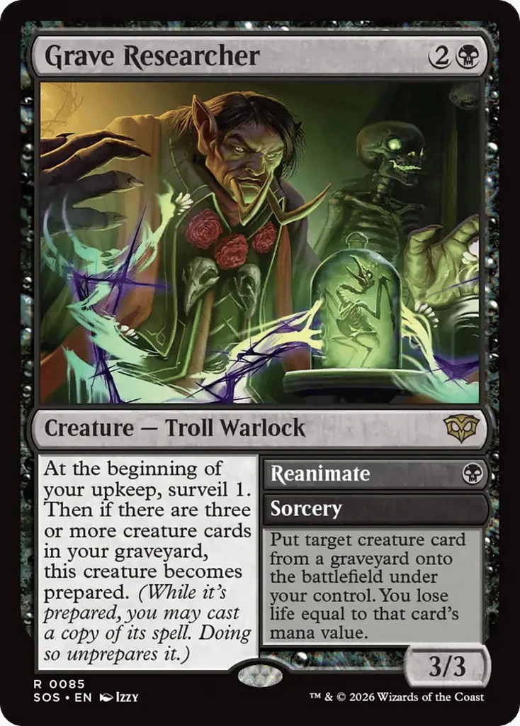 Grave Researcher // Reanimate · Secrets of Strixhaven