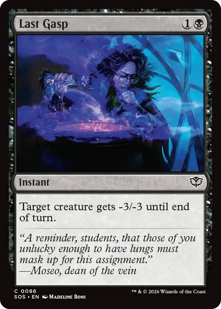 Last Gasp · Secrets of Strixhaven
