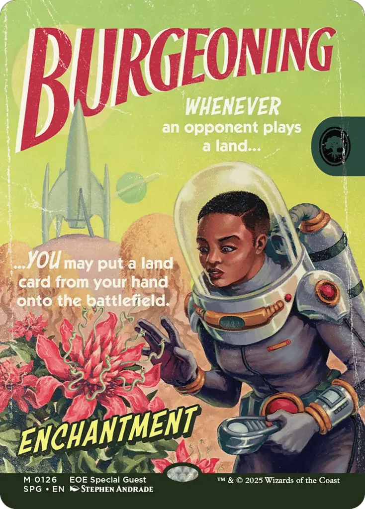 Burgeoning · Special Guests