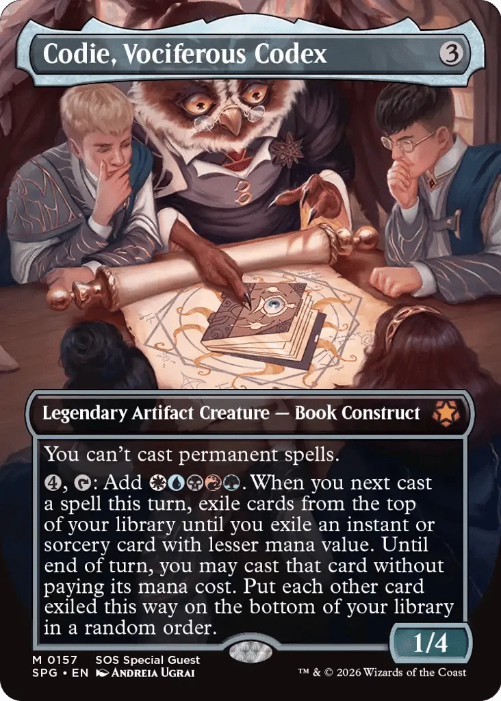 Codie, Vociferous Codex · Special Guests
