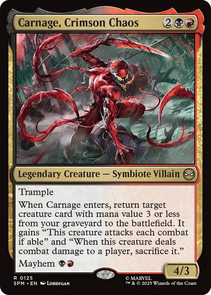 Carnage, Crimson Chaos · Marvel's Spider-Man