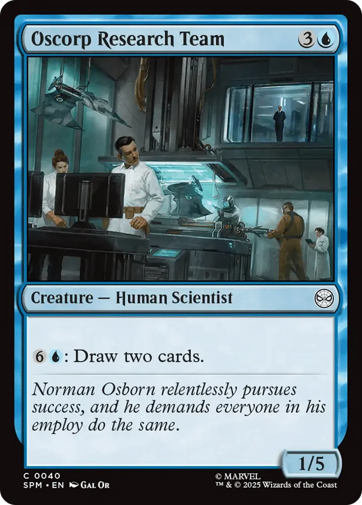 Oscorp Research Team · Marvel's Spider-Man
