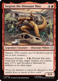 Stegron the Dinosaur Man