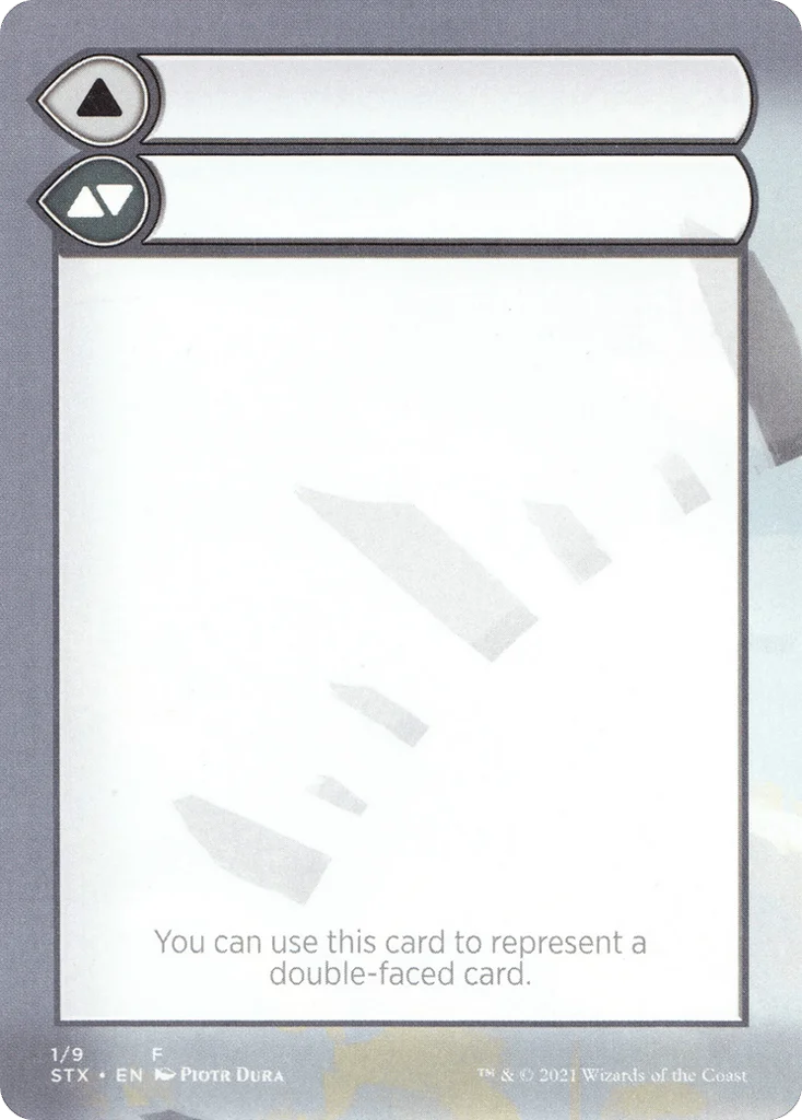 Double-Faced Substitute Card · Strixhaven: School of Mages Substitute Cards