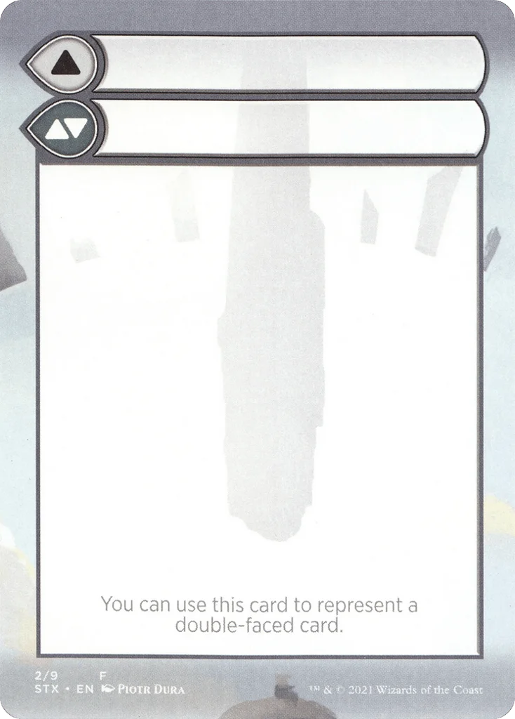 Double-Faced Substitute Card · Strixhaven: School of Mages Substitute Cards