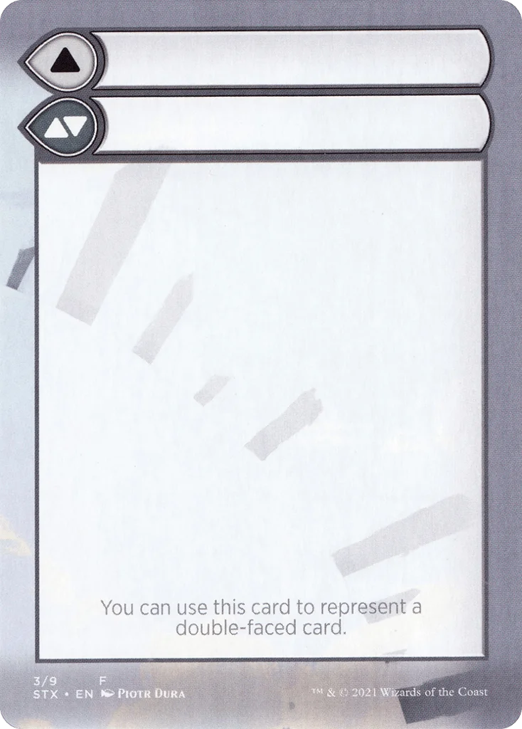 Double-Faced Substitute Card · Strixhaven: School of Mages Substitute Cards