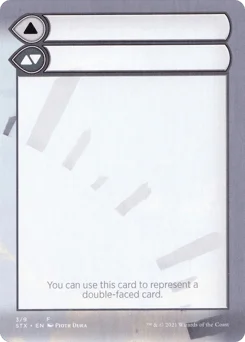 Double-Faced Substitute Card