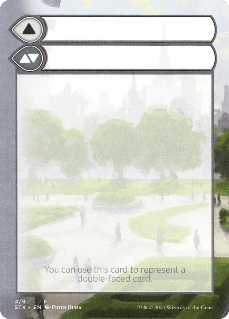 Double-Faced Substitute Card · Strixhaven: School of Mages Substitute Cards
