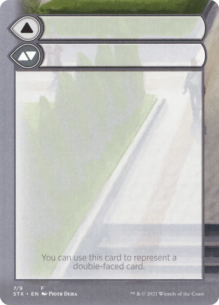 Double-Faced Substitute Card · Strixhaven: School of Mages Substitute Cards
