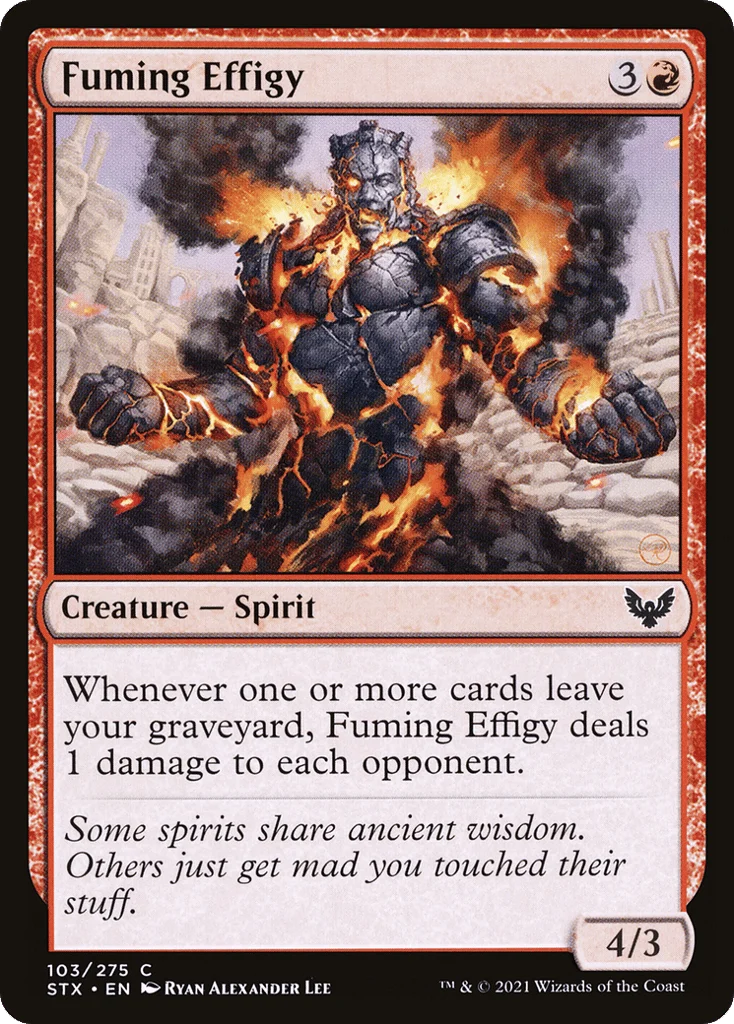 Fuming Effigy · Strixhaven: School of Mages