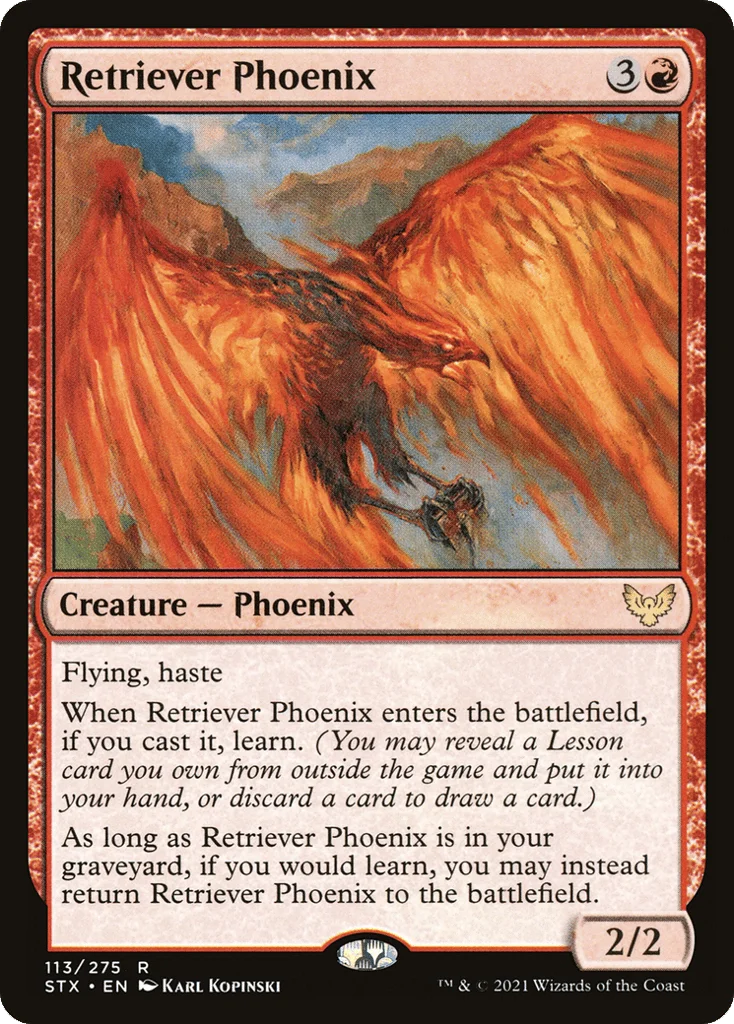 Retriever Phoenix · Strixhaven: School of Mages