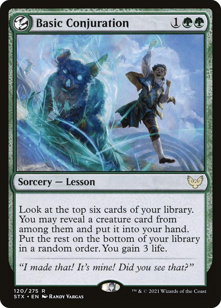Basic Conjuration · Strixhaven: School of Mages