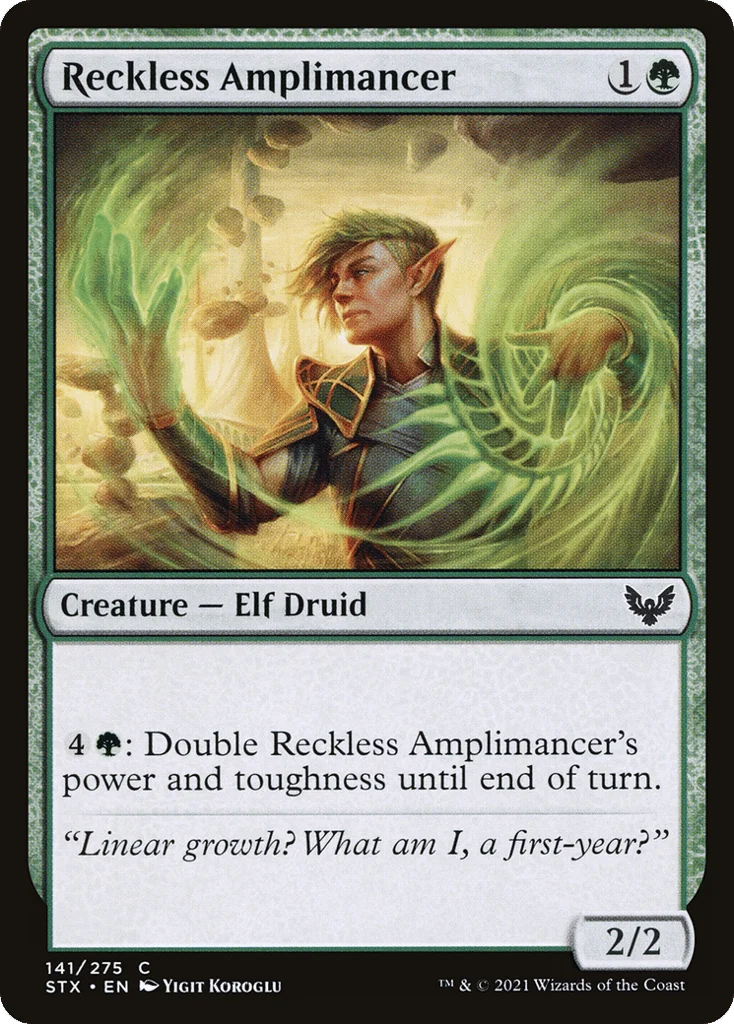 Reckless Amplimancer · Strixhaven: School of Mages