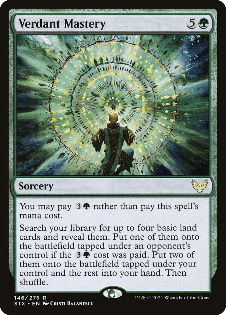 Verdant Mastery · Strixhaven: School of Mages