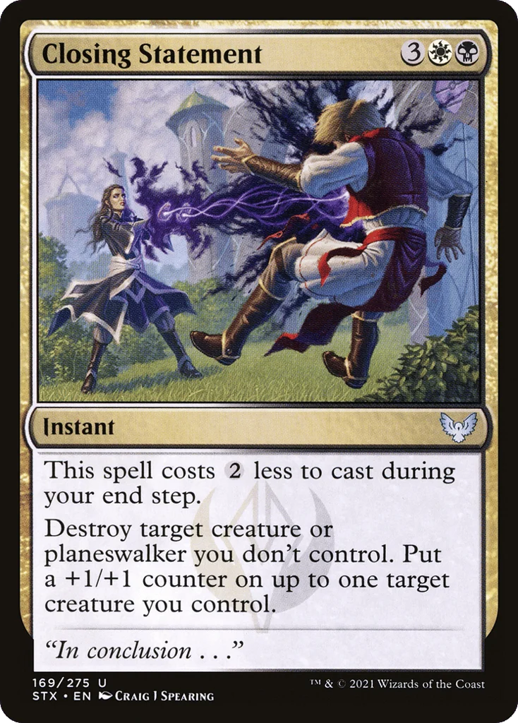 Closing Statement · Strixhaven: School of Mages