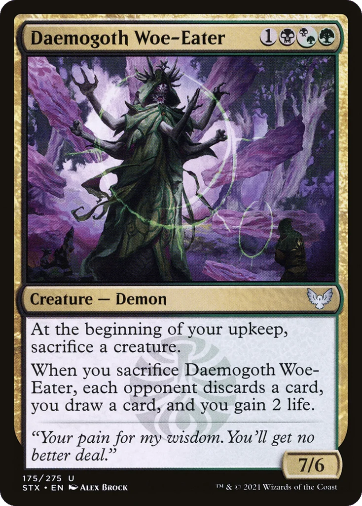 Daemogoth Woe-Eater · Strixhaven: School of Mages