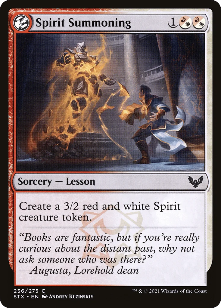 Spirit Summoning · Strixhaven: School of Mages