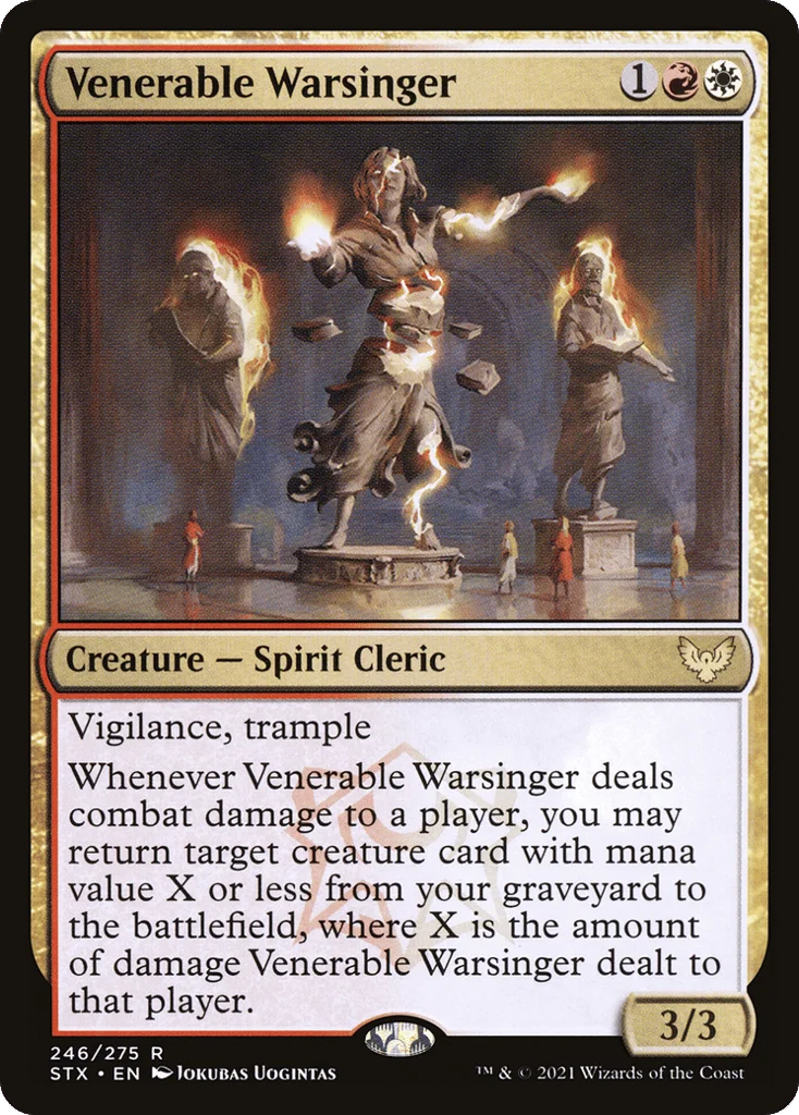 Venerable Warsinger · Strixhaven: School of Mages