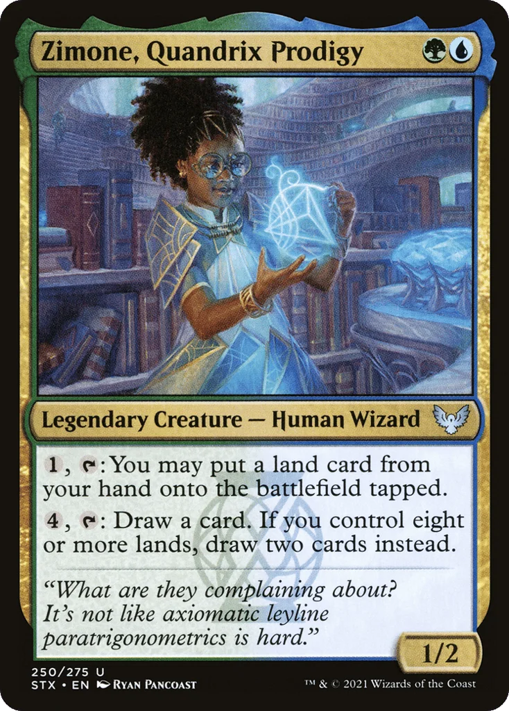 Zimone, Quandrix Prodigy · Strixhaven: School of Mages