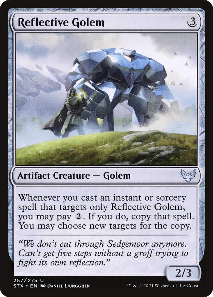 Reflective Golem · Strixhaven: School of Mages