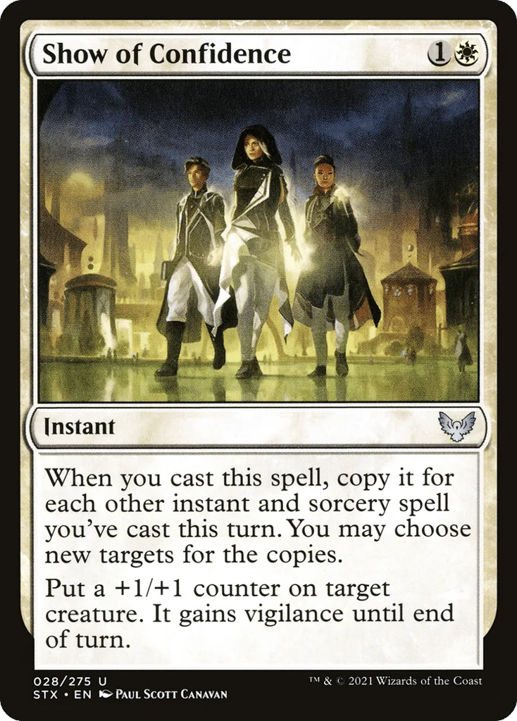 Show of Confidence · Strixhaven: School of Mages