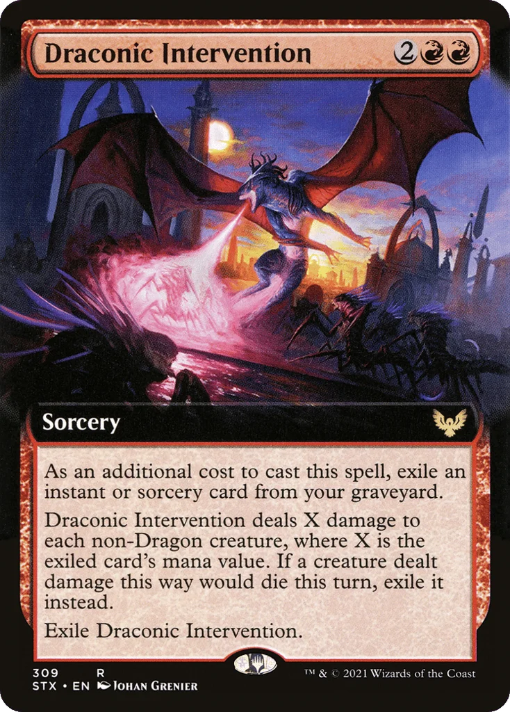 Draconic Intervention · Strixhaven: School of Mages