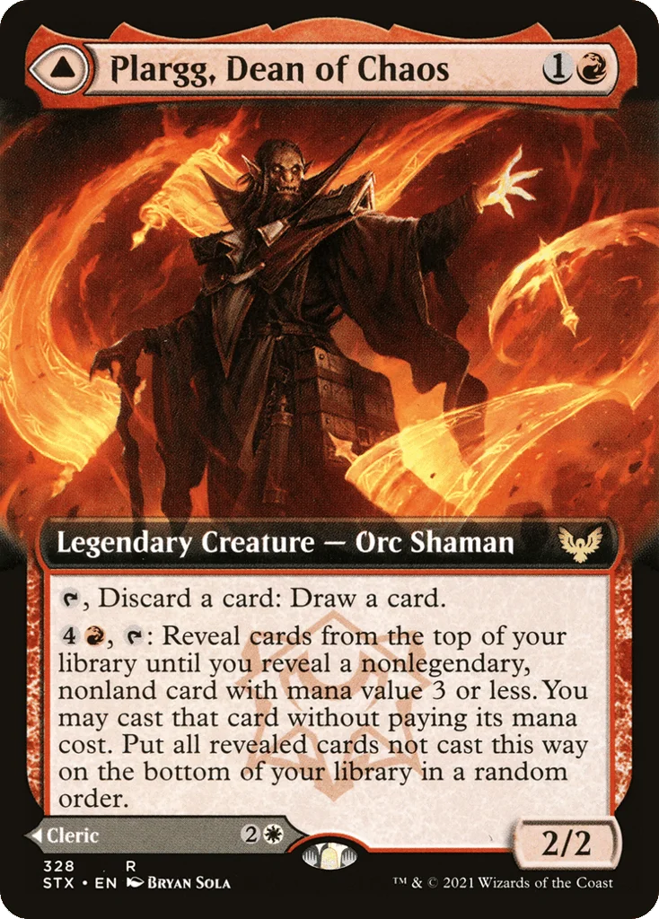 Plargg, Dean of Chaos // Augusta, Dean of Order · Strixhaven: School of Mages