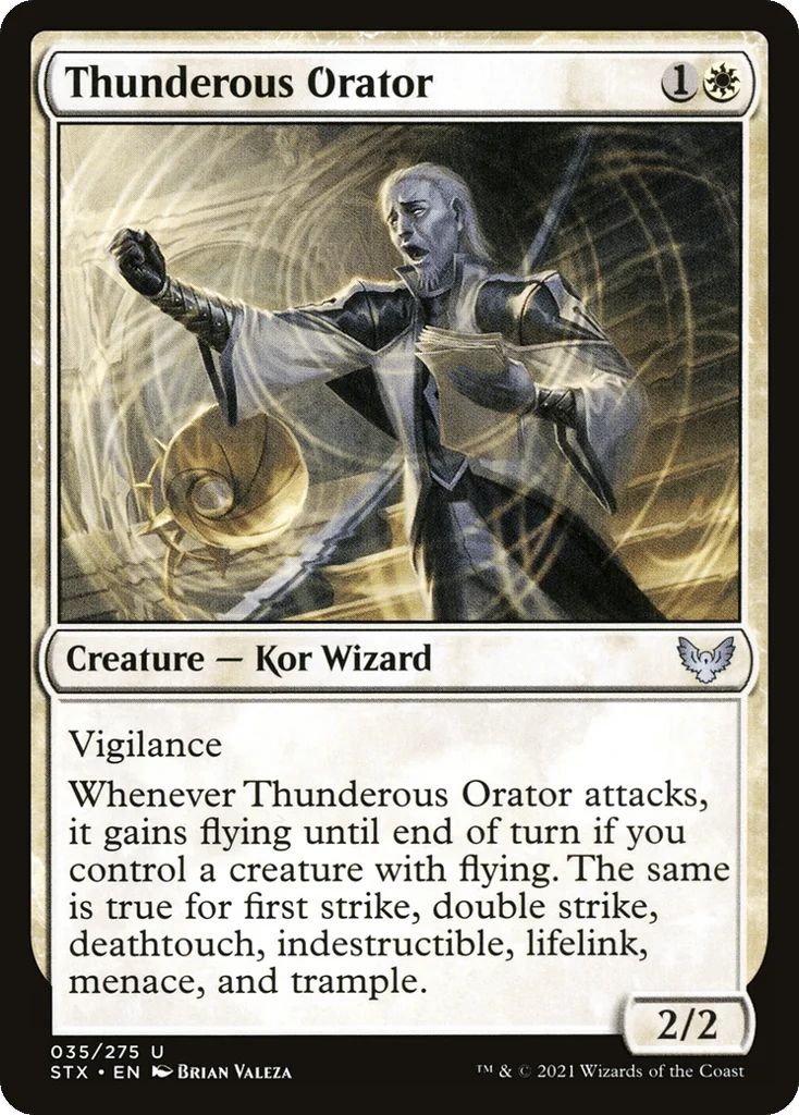 Thunderous Orator · Strixhaven: School of Mages