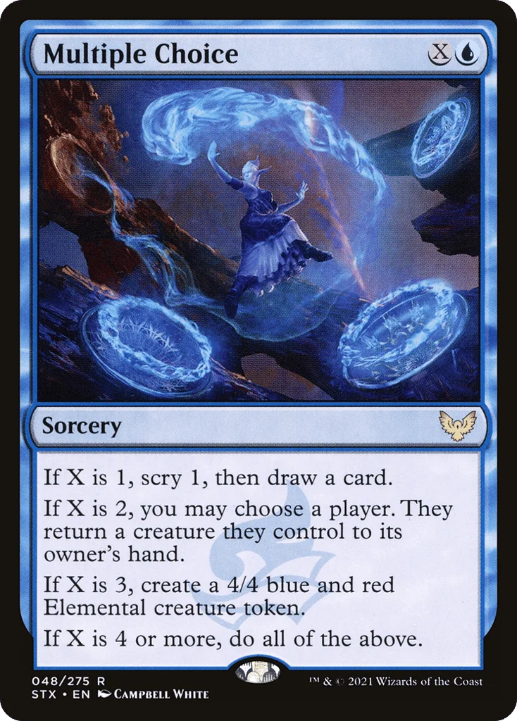 Multiple Choice · Strixhaven: School of Mages