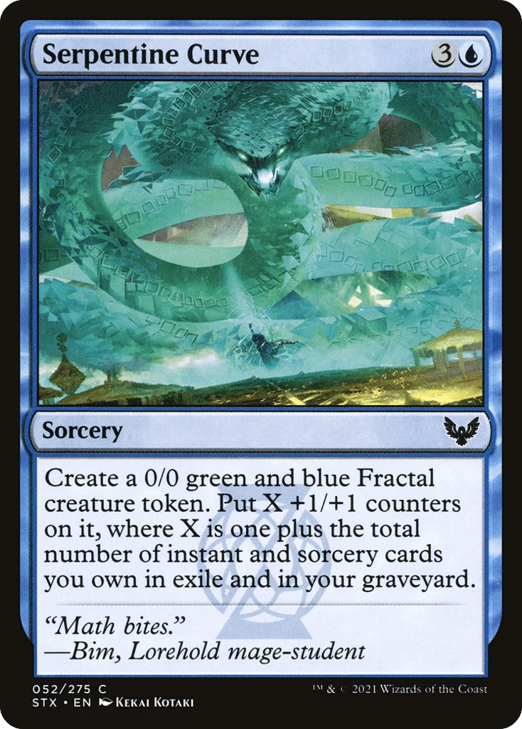 Serpentine Curve · Strixhaven: School of Mages