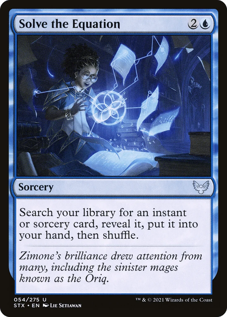 Solve the Equation · Strixhaven: School of Mages