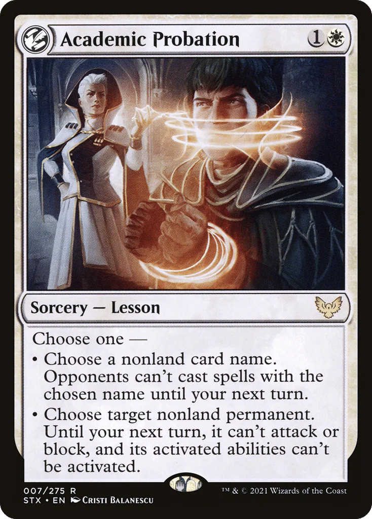 Academic Probation · Strixhaven: School of Mages