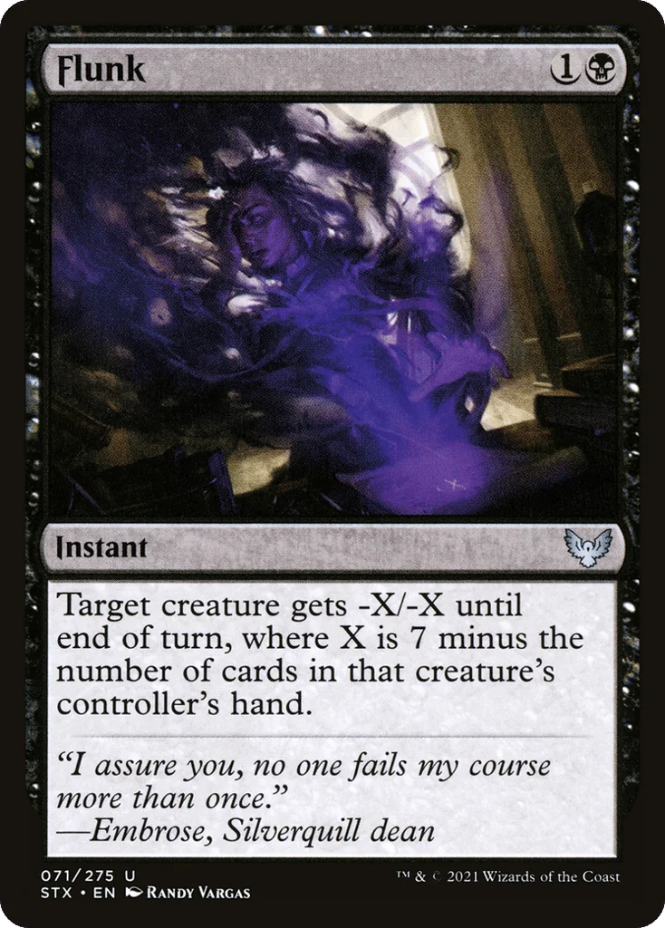 Flunk · Strixhaven: School of Mages