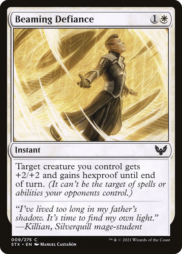 Beaming Defiance · Strixhaven: School of Mages