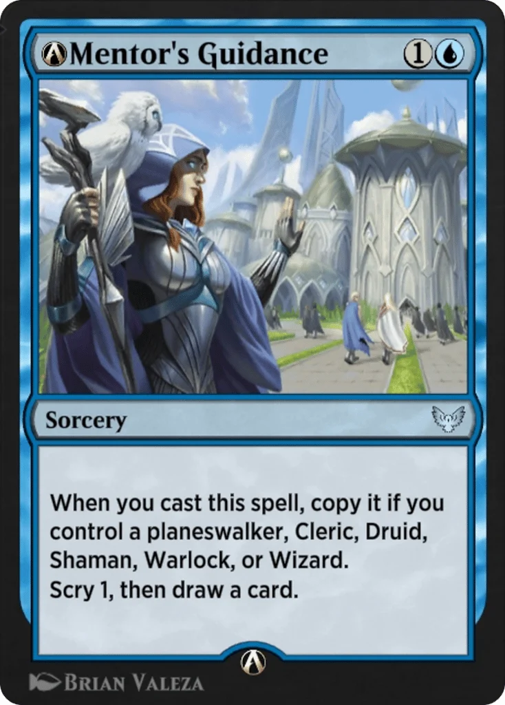 A-Mentor's Guidance · Strixhaven: School of Mages