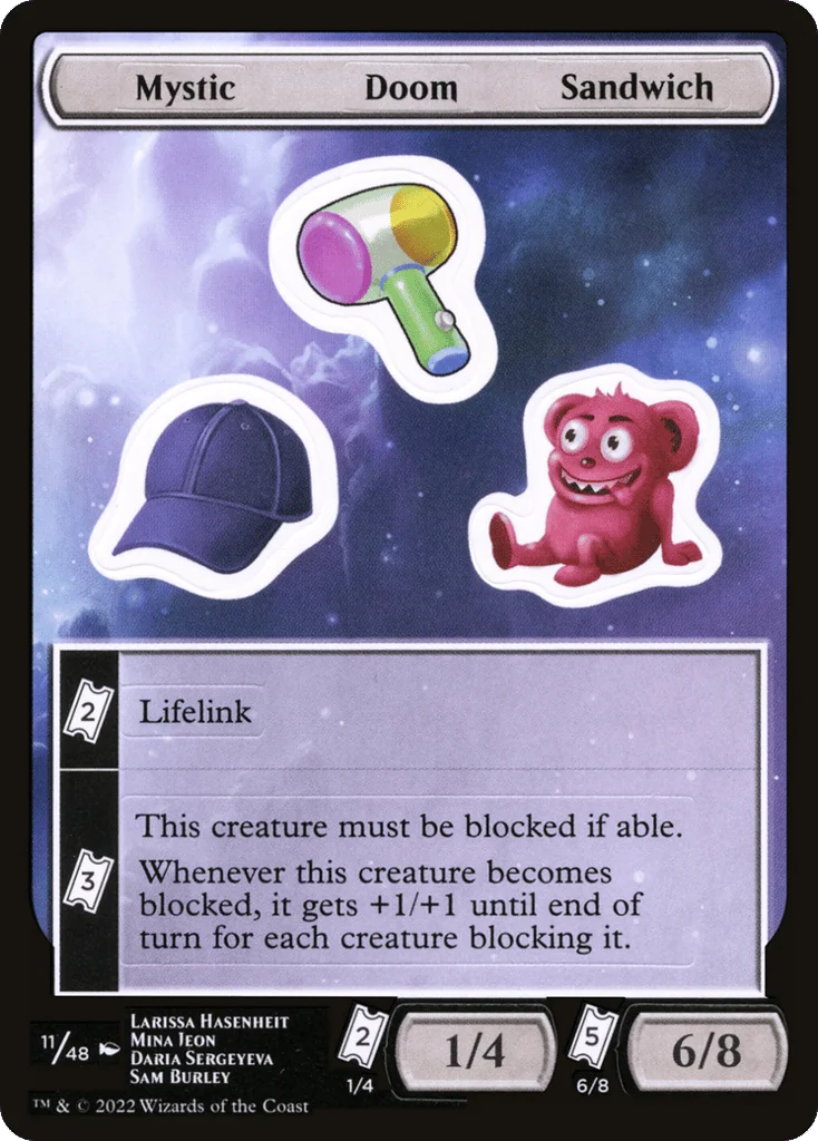 Mystic Doom Sandwich · Unfinity Sticker Sheets