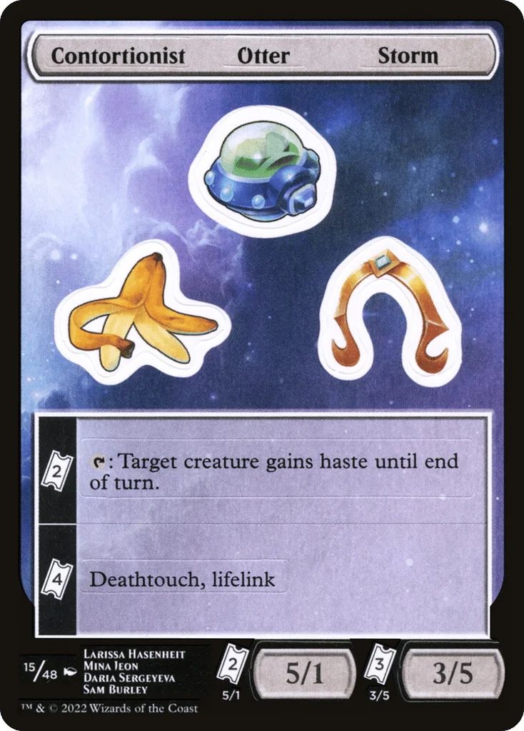 Contortionist Otter Storm · Unfinity Sticker Sheets