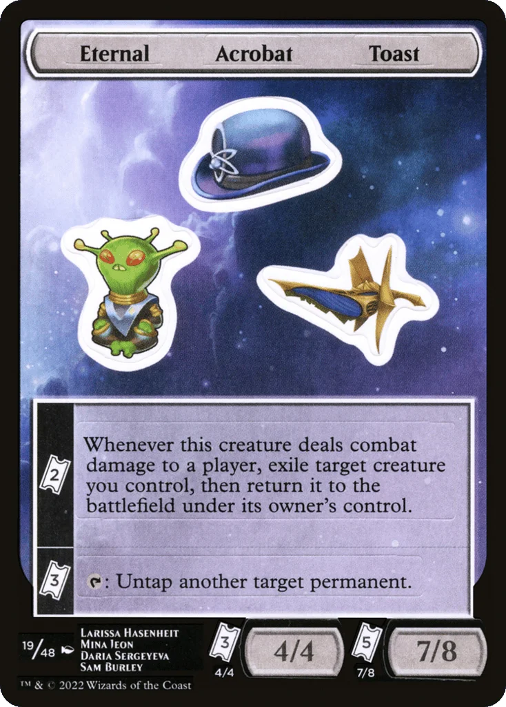 Eternal Acrobat Toast · Unfinity Sticker Sheets