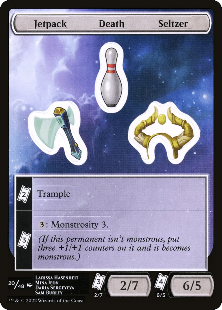 Jetpack Death Seltzer · Unfinity Sticker Sheets