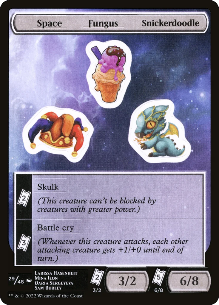 Space Fungus Snickerdoodle · Unfinity Sticker Sheets
