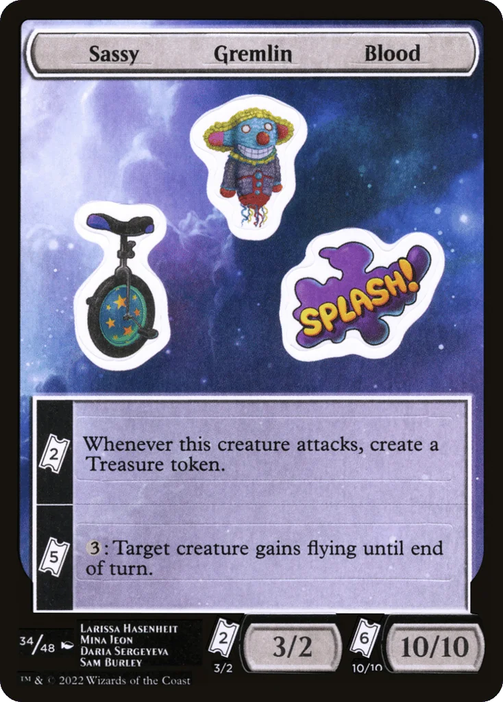 Sassy Gremlin Blood · Unfinity Sticker Sheets