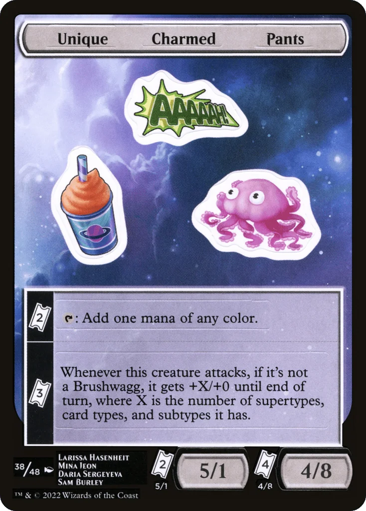 Unique Charmed Pants · Unfinity Sticker Sheets