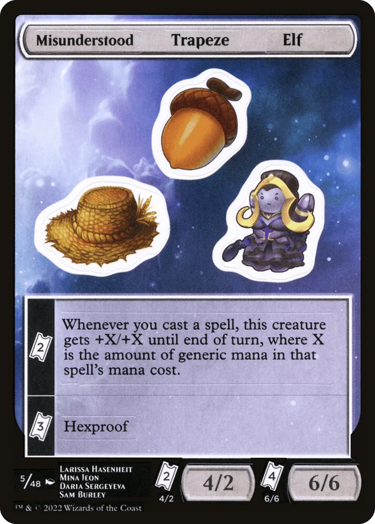 Misunderstood Trapeze Elf · Unfinity Sticker Sheets