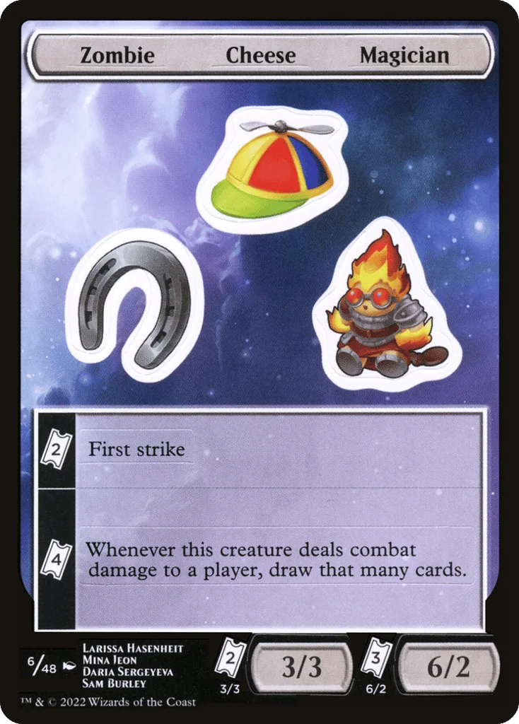 Zombie Cheese Magician · Unfinity Sticker Sheets