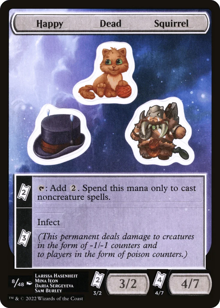 Happy Dead Squirrel · Unfinity Sticker Sheets