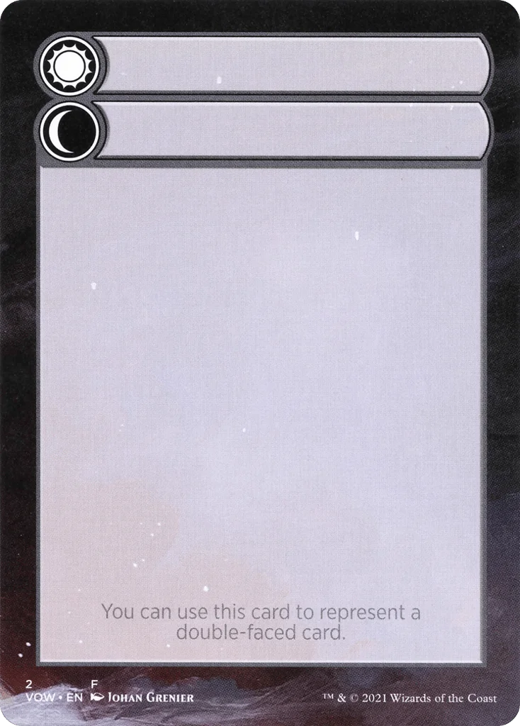 Double-Faced Substitute Card · Innistrad: Crimson Vow Substitute Cards