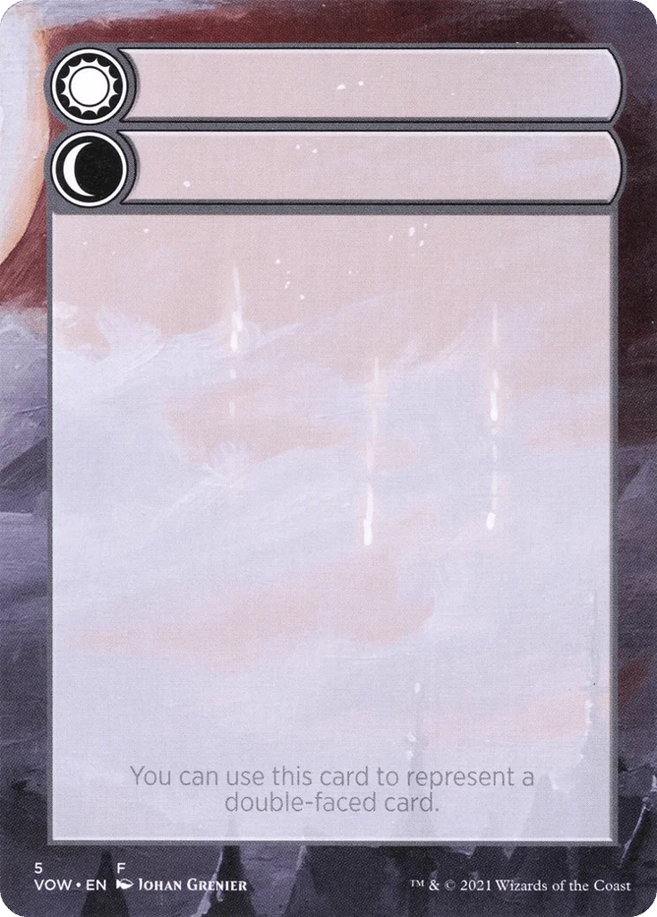 Double-Faced Substitute Card · Innistrad: Crimson Vow Substitute Cards